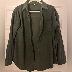 Corduroy button down